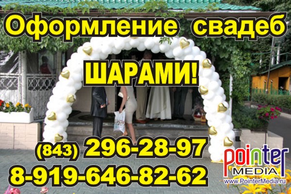 оформление шарами